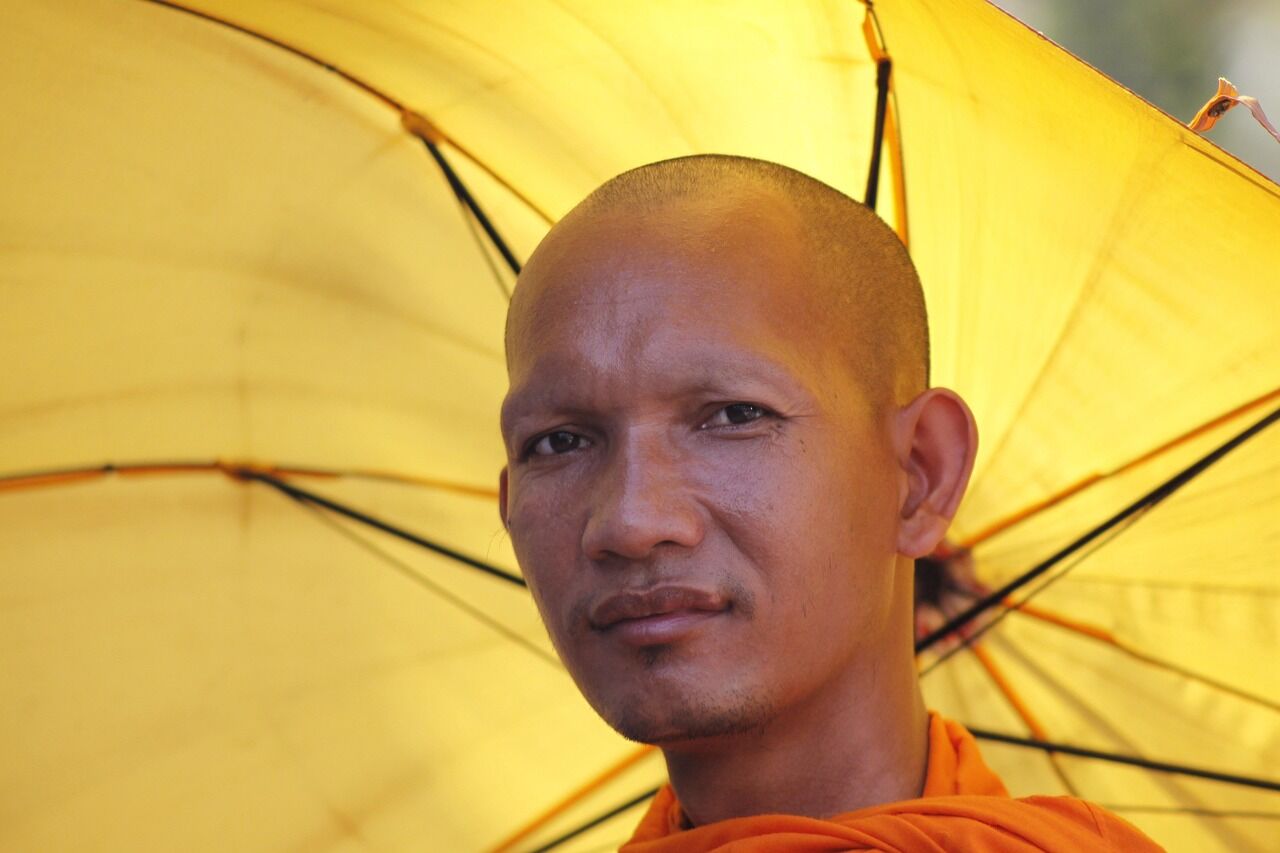 Buddhist Monk in Cambodia